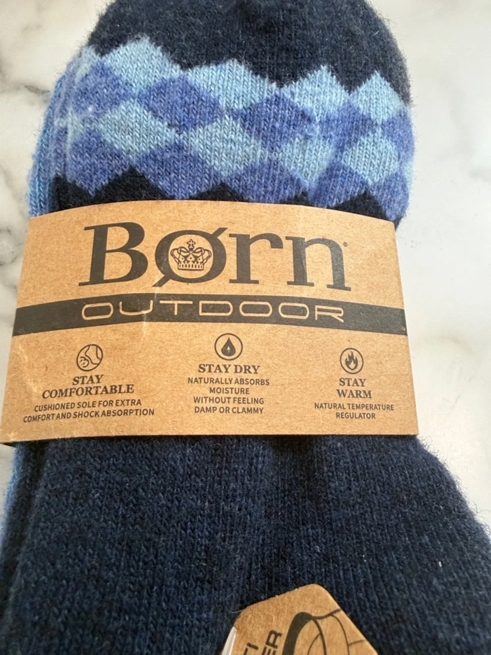 Born Outdoor Wool Blend 3 Pairs of Socks women’s